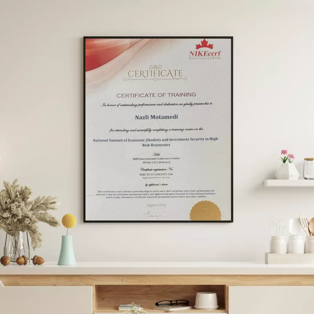 Certificate of Training